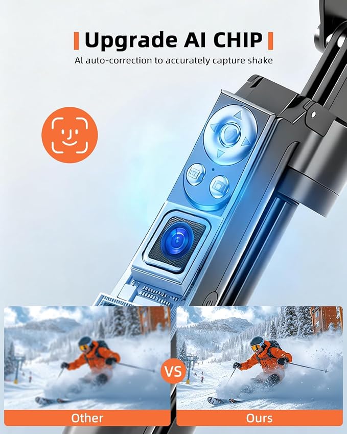 Auto Face Tracking Selfie Stick Tripod - Image 2
