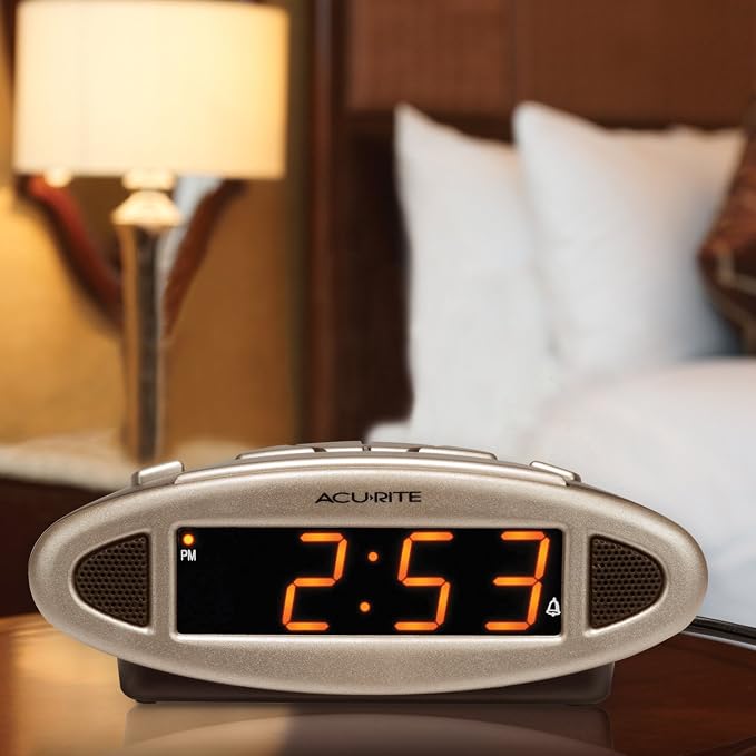 AcuRite 13027A Intelli-Time Digital Alarm Clock - Image 3