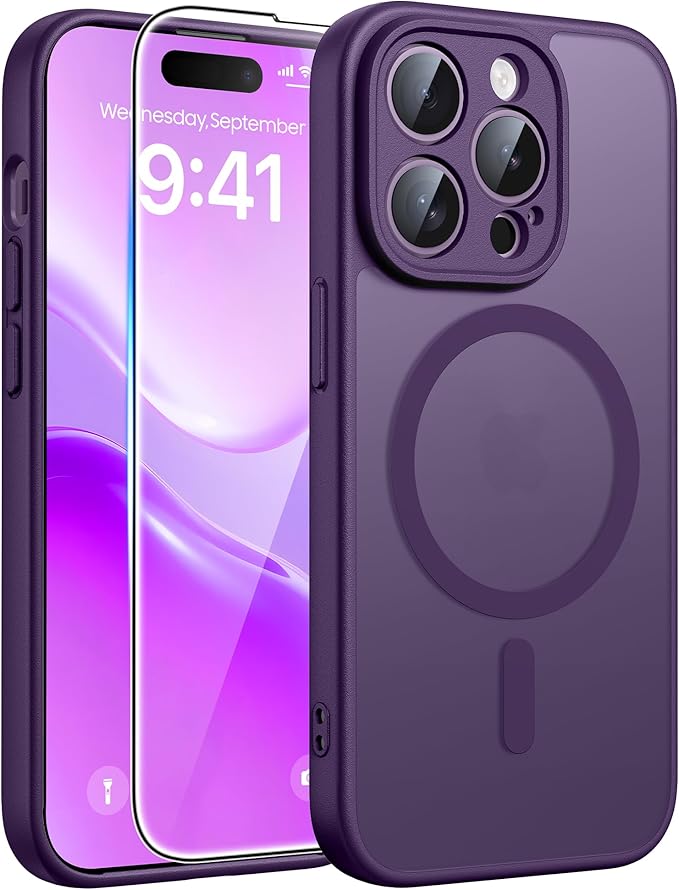 FNTCASE for iPhone 14 Pro Case: Translucent Matte Cases by FNTCASE