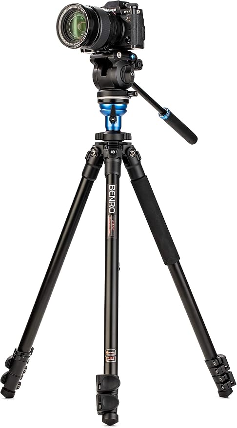 Benro Aluminum Video Tripod - Image 4