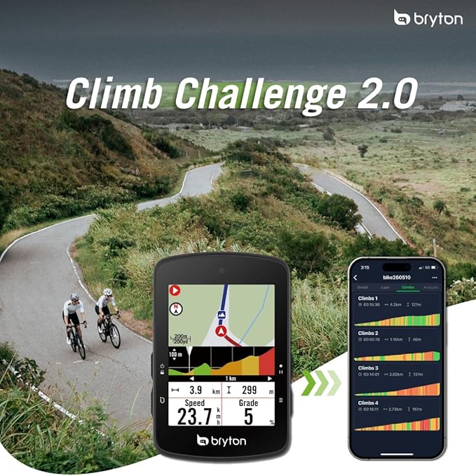 Bryton Rider S510 2.8 Inch Color LCD Touchscreen GPS Bike/Cycling Computer - Image 2