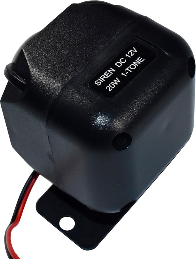 HQRP Electronic Alarm Siren 20W DC12V Universal Replacement Security Alarm Siren - Image 6