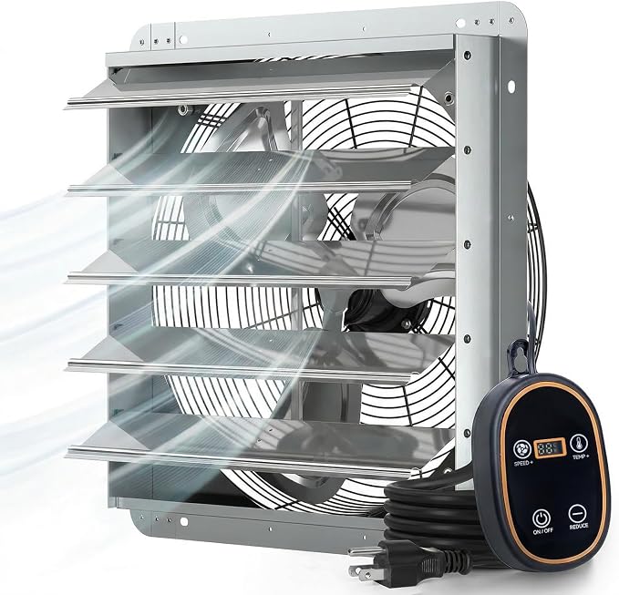 Amico 20" Smart Shutter Exhaust Fan by Amico