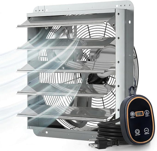 Amico 20" Smart Shutter Exhaust Fan by Amico