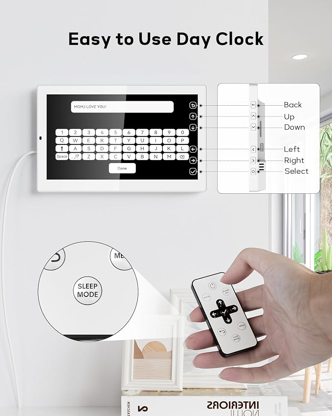 Mesqool 10.1" Large Digital Clock - Image 4