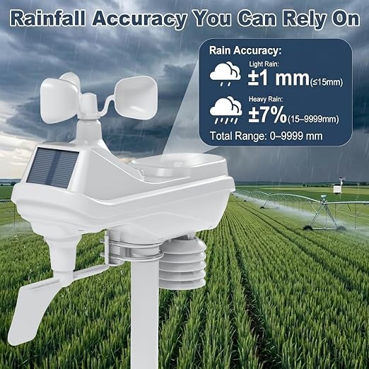 Urageuxy Weather Stations Wireless Indoor Outdoor, Home Weather Station - Image 6