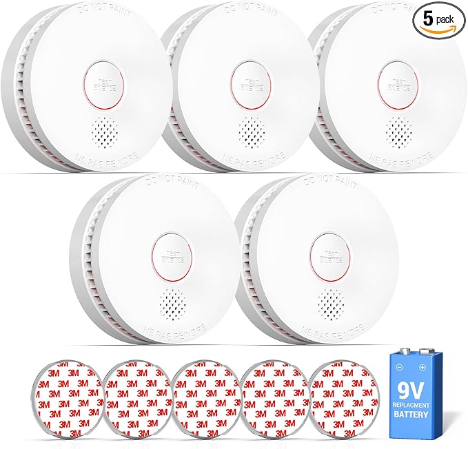 SITERWELL Smoke Detector, 10 Year Product Life Fire Alarm by SITERWELL