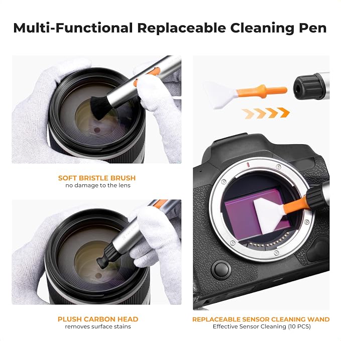 K&F CONCEPT 32-in-1 Camera Lens Cleaning Kit - Image 3