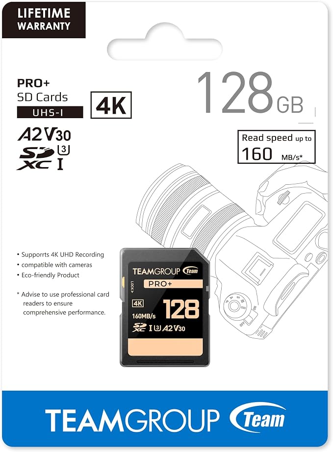 TEAMGROUP PRO 128GB UHS-I U3 A2 V30 4K UHD Read/Write Speed up to 160/90MB/s - Image 8