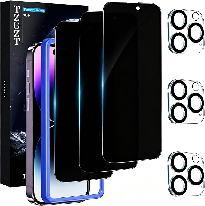 TZGZT 3 Pack Privacy Screen Protectors by Unknown