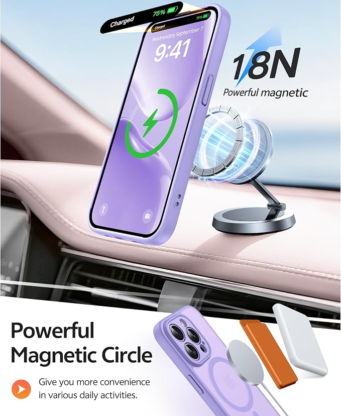 FNTCASE for iPhone 14 Pro Case: Translucent Matte Cases - Image 3
