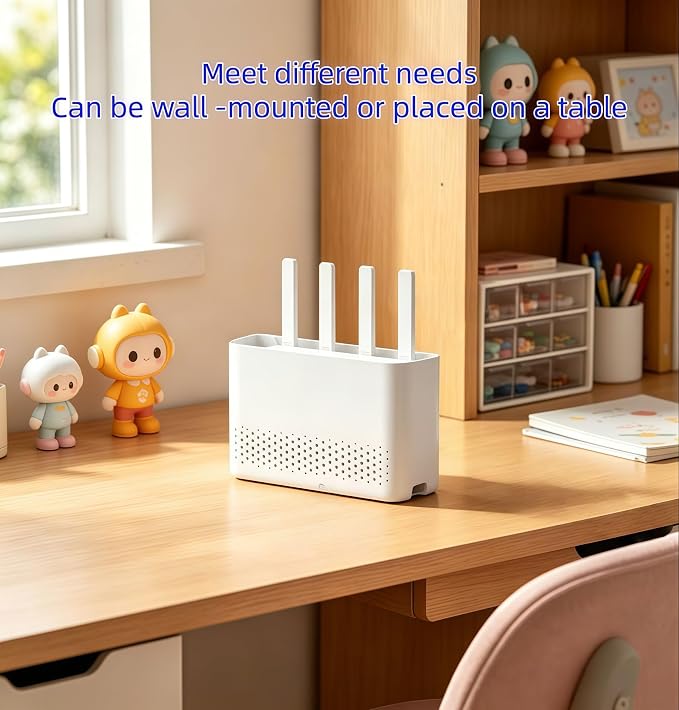 Wall Mounted Router Storage Box WiFi Router Organizer - Image 4