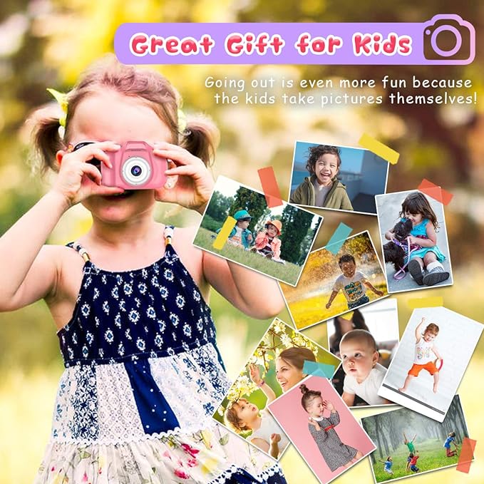 Seckton Upgrade Kids Selfie Camera, Christmas Birthday Gifts - Image 4