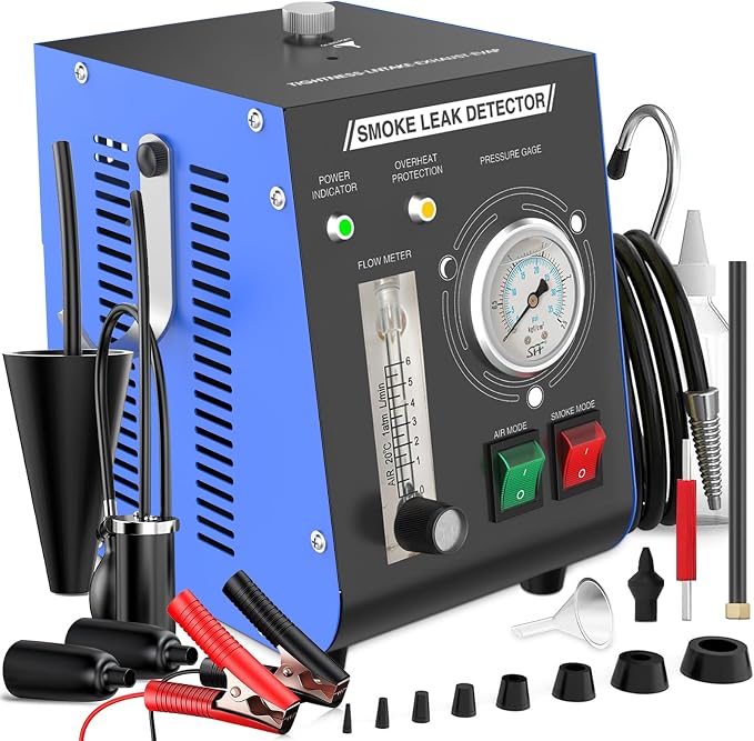 Smoke Machine Automotive Leak Detector Built in Air Pump, EVAP Smoke Machine by Wodli