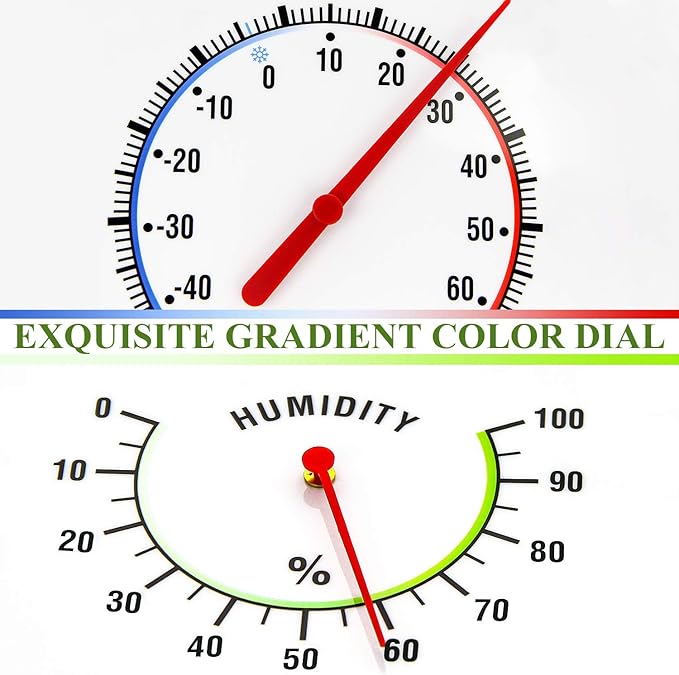 Circrane 13.25 Inch Round Thermometer - Image 4