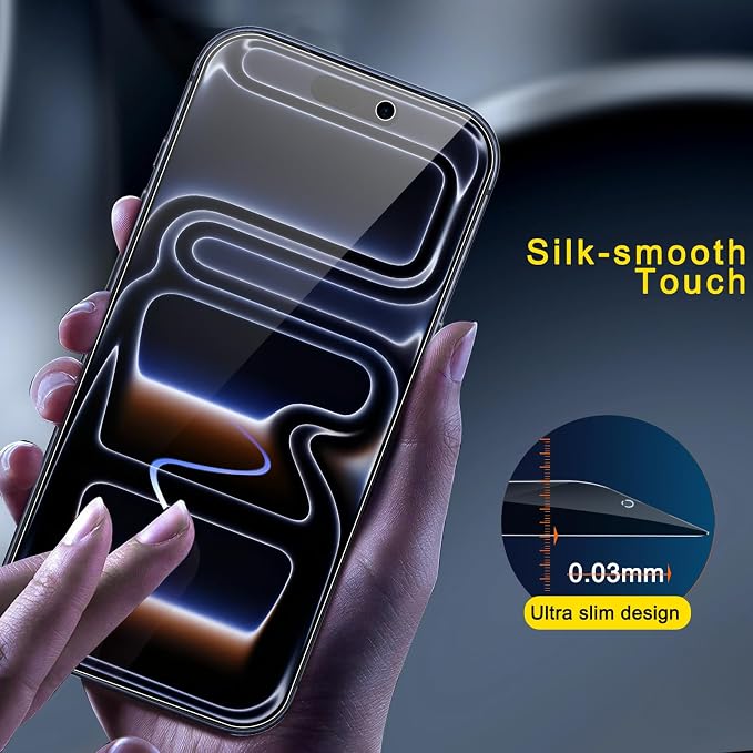 Ferilinso Auto-Dust-Install 3 Pack Privacy Screen Protector - Image 6