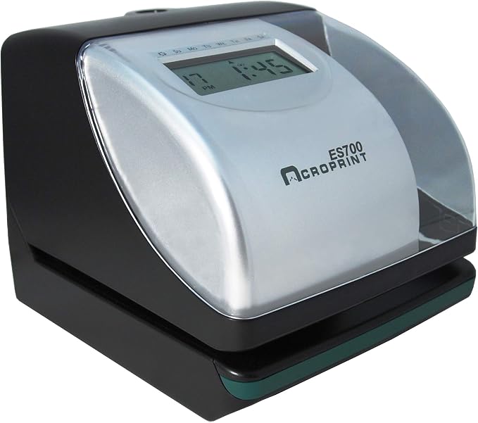 Acroprint 01-0182-000 Model ES700 Electronic Time Recorder, Internal Battery - Image 8