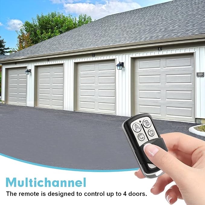 Universal Garage Remote with Keychain Works Chamberlain Liftmaster Craftsman - Image 5