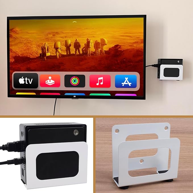 Adjustable Cable Box Mount Small Modem Wall Mount - Image 7