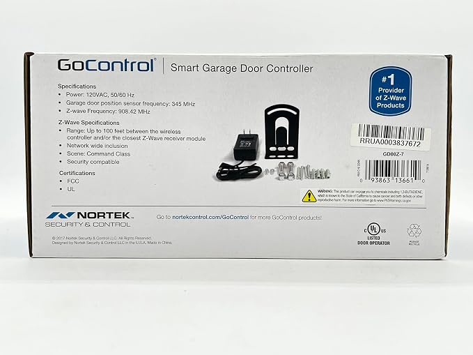 GoController Smart Garage Door GD00Z-7 | Z-Wave Plus - Image 4