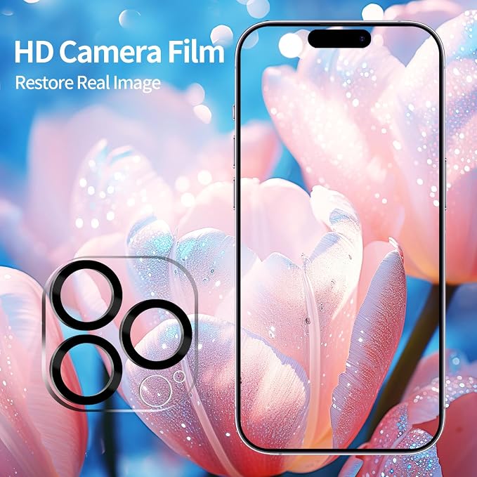 PEHAEL 2+2 Pack for iPhone 15 Pro Max Privacy Screen Protector - Image 5