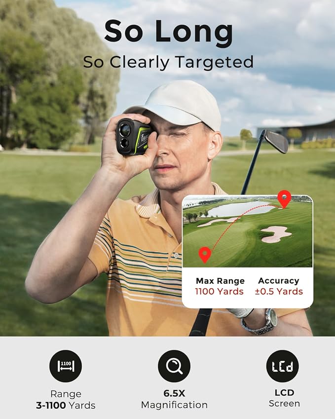 FOSSIBOT Range Finder Golf Rangefinder - Image 5