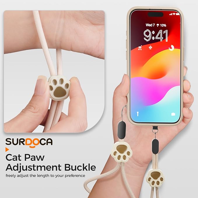 SURDOCA Adjustable Phone Lanyard, Camera Wrist Strap, Nylon Wrist Lanyard - Image 3
