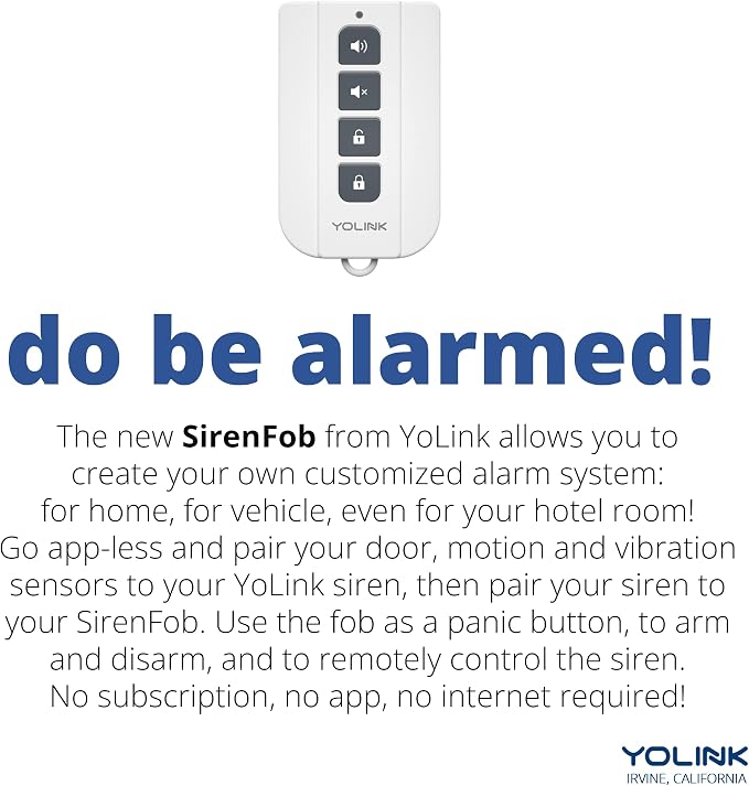 YoLink Outdoor Security Siren & Smart Alarm Controller Kit - Image 9