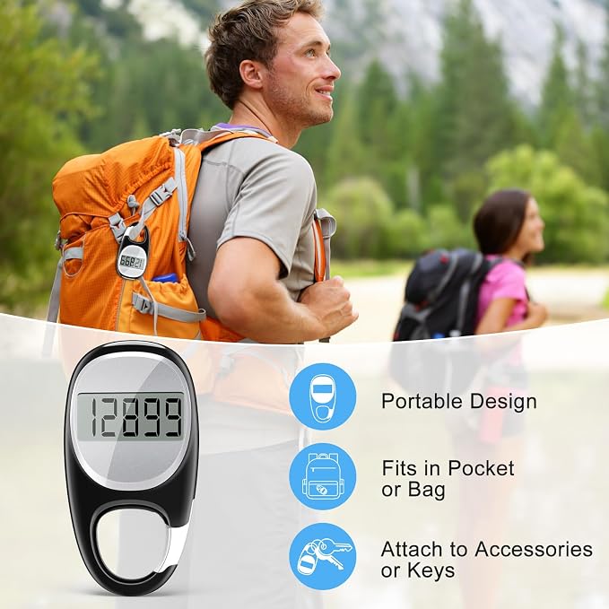 Simple Pedometer for Walking, Accurate Step Tracker - Image 5