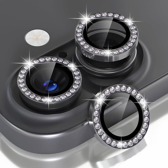 Choiche Compatible for iPhone 16 /iPhone 16 Plus Camera Lens Protector Bling by Choiche