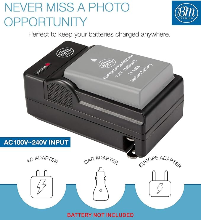 BM Premium EN-EL25 EN-EL25A Battery Charger - Image 2