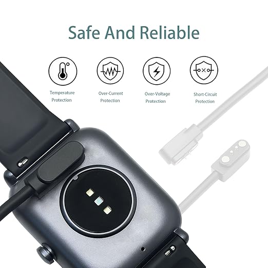2-Pack 3.3FT Smart Watch Charger Magnetic 2Pin USB Charging Cable - Image 7