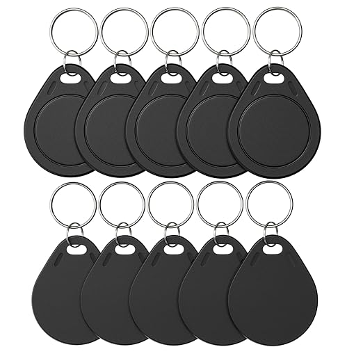 10pcs T5577 RFID Keyfobs 125kHz Writable T5577 Key Tags Proximity ID Card Token by BABIQT