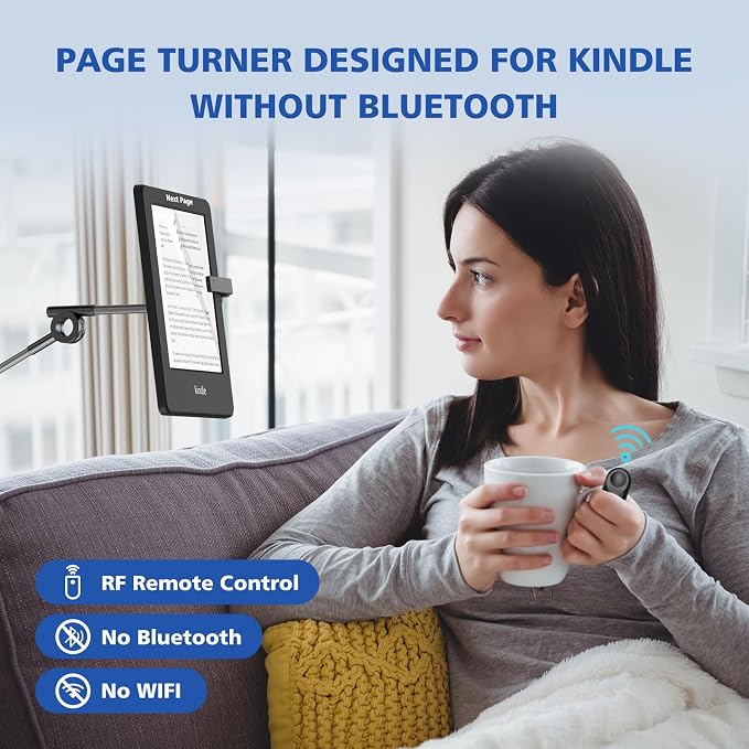 DATAFY Page Turner for Kindle Remote Control Page Turner Clicker for Kindle - Image 2