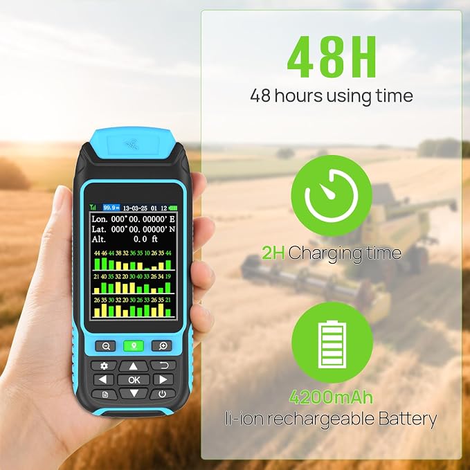 Handheld GPS Survey Equipment, High-Precision Rugged Land Surveying Equipment - Image 6