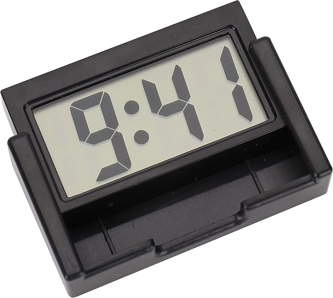 YOUNGFLY 4PCS Small Digital Clock, Vehicle Adhesive Clock - Image 8