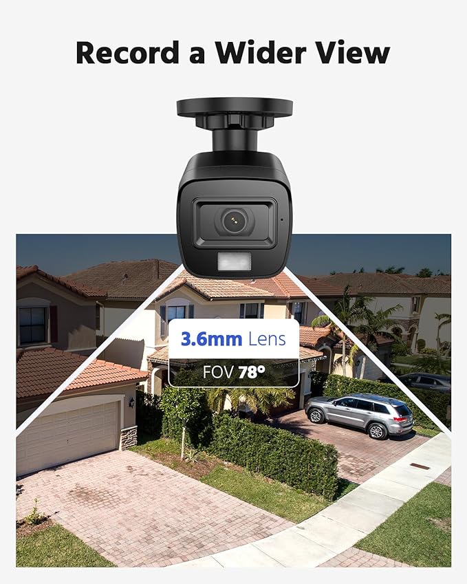 ANNKE 4 Packs 1080P HD TVI Home Security Camera Outdoor Indoor, IP66 Waterproof - Image 7