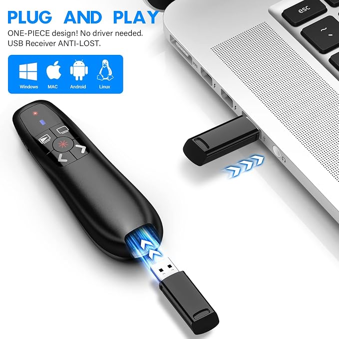 Presentation Clicker Wireless Presenter Remote Clicker - Image 2