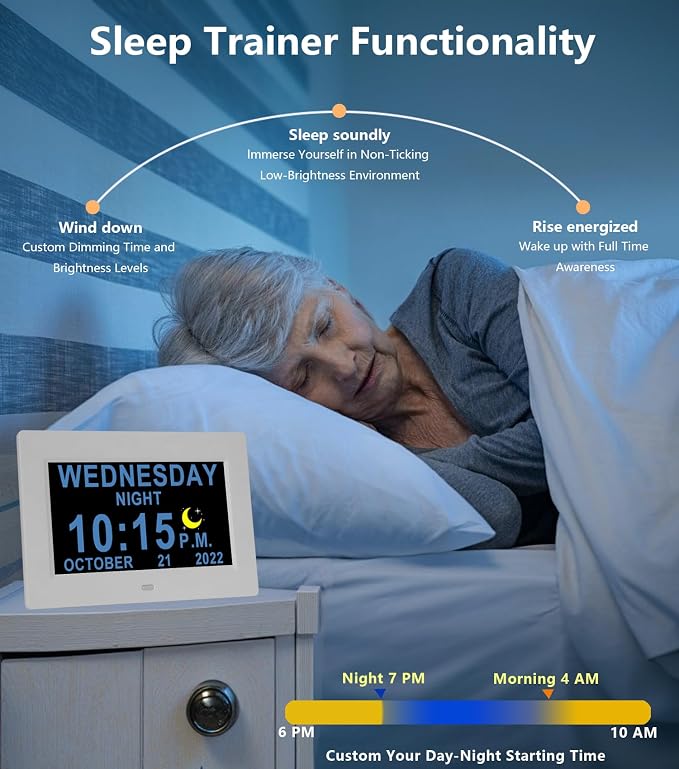 MASSII 27 Alarms Digital Talking Clock - Image 5