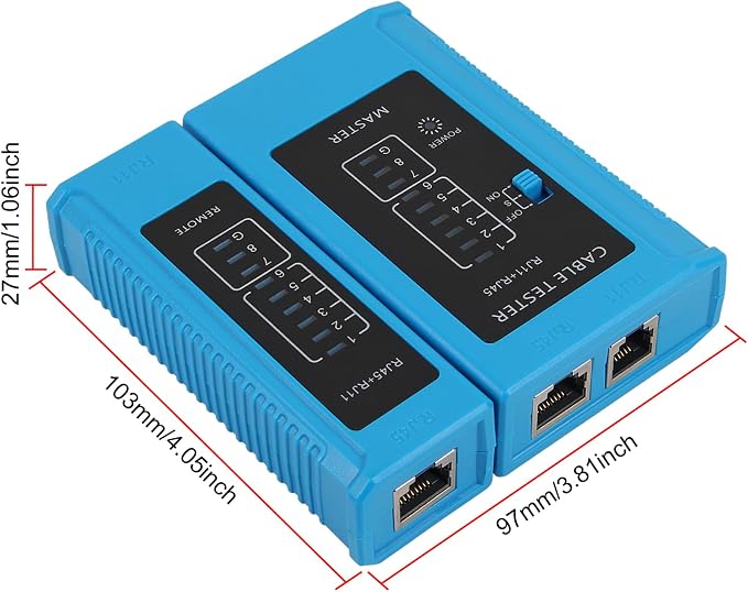 LAN Cable Tester RJ45 RJ11 RJ12 Network Ethernet Tester - Image 6