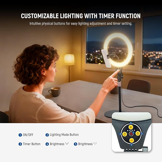 NEEWER Entry Level Version 10.5" Desk Ring Light - Image 6