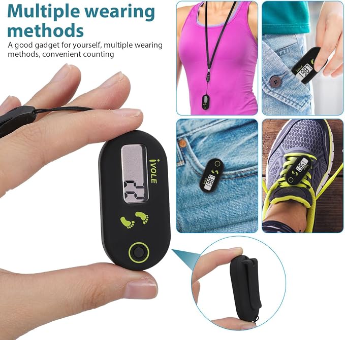 BESPORTBLE Sports Step Counter 3D Digital Pedometer Accurate Step Counter - Image 3