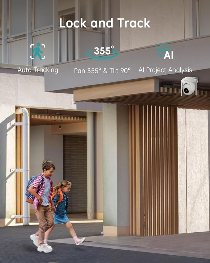 ZUMIMALL 2.5K Wired Cameras for Home Security, 2.4G/5G WiFi Outdoor Security - Image 6