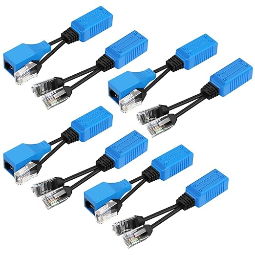 TNP RJ45 Ethernet Cable Combiner/Splitter Kit, 2 Male to 1 Female & 1 Male 1 by TNP+Products