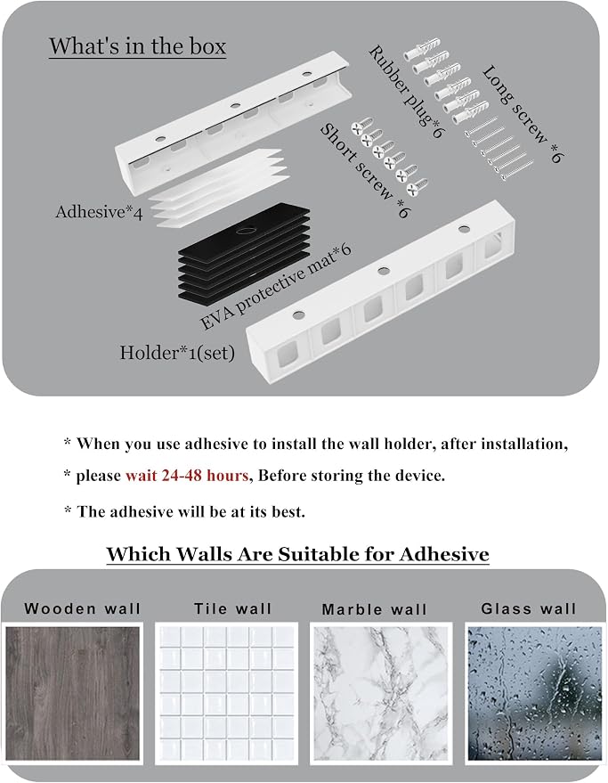 Under Desk Mount Holder or Wall Mount, Fit - Image 8