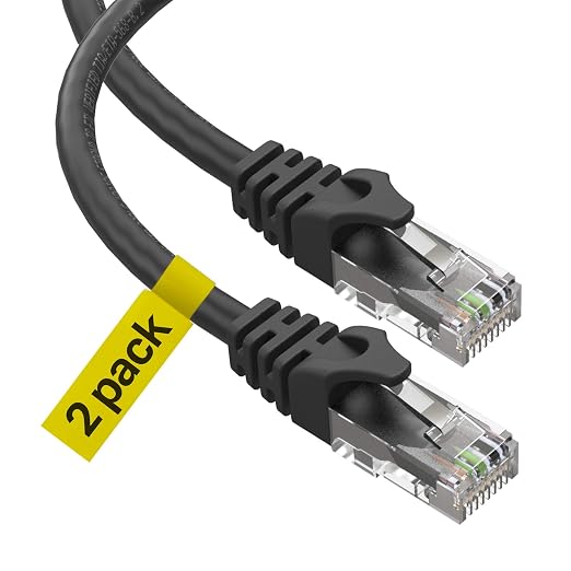 Ultra Clarity Cables Cat6 Ethernet Cable, 12 Feet LAN, utp Cat 6, Network Cord by UltraClarityCables