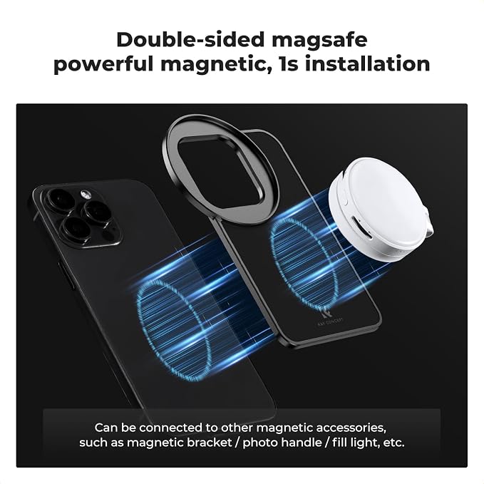 K&F CONCEPT 6.7 inch Magnetic Lens Filter Mount Adapter Compatible - Image 4