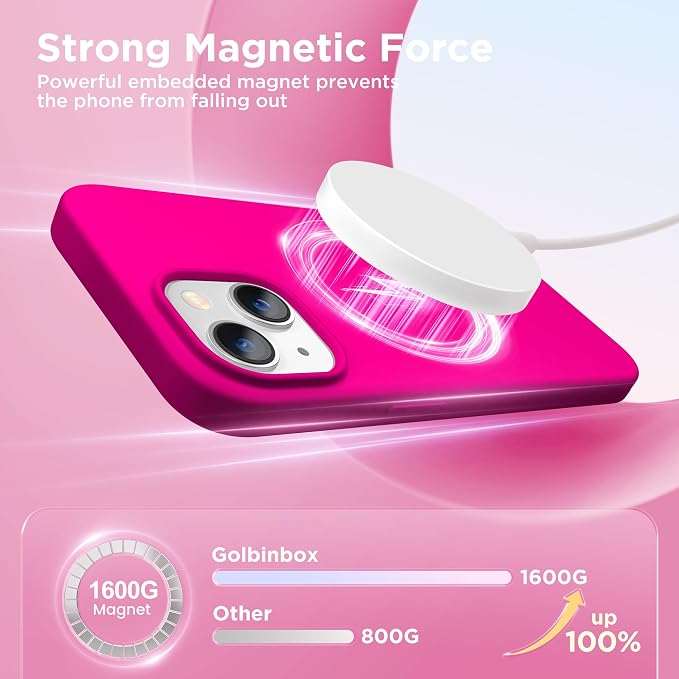 GolbinBox Magnetic for iPhone 13 Case & iPhone 14 Case, Compatible - Image 3