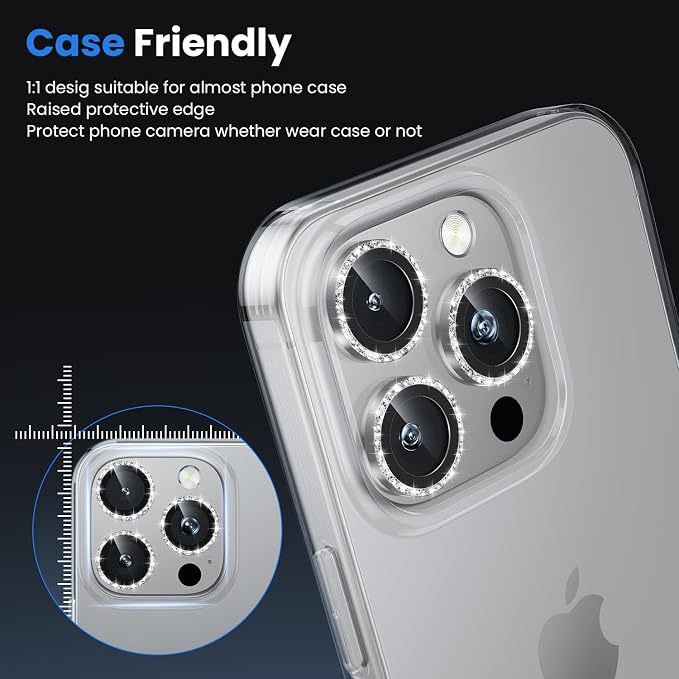 WSKEN for iPhone 16 Pro/iPhone 16 Pro Max Camera Lens Protector - Image 5