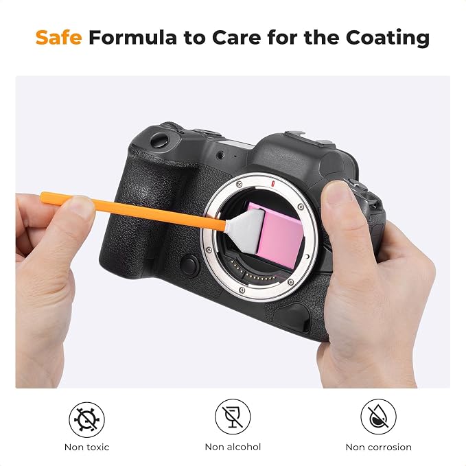 K&F CONCEPT 20ML*2 Camera Cleaning Solution, Microfiber Lens Cleaner Care Kit - Image 4